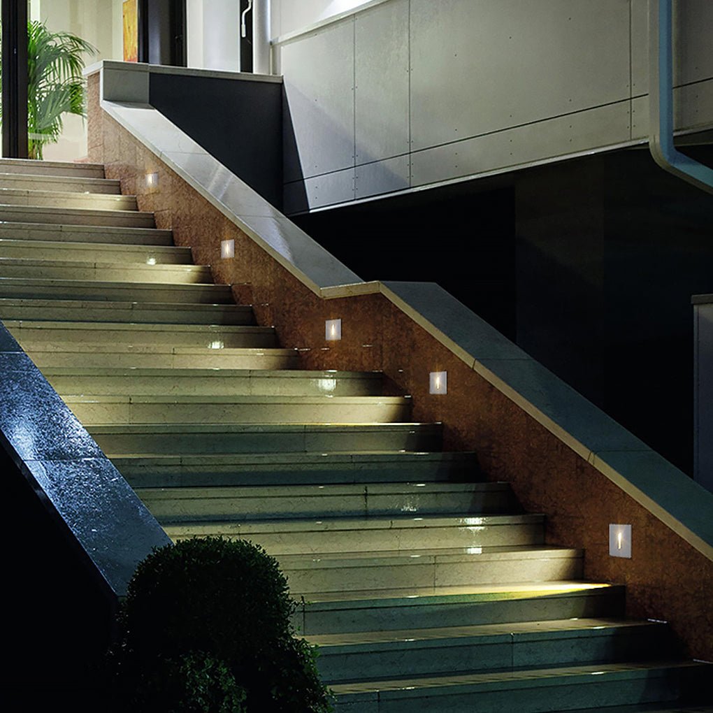 Victor Square LED Modern Outdoor Step Lights