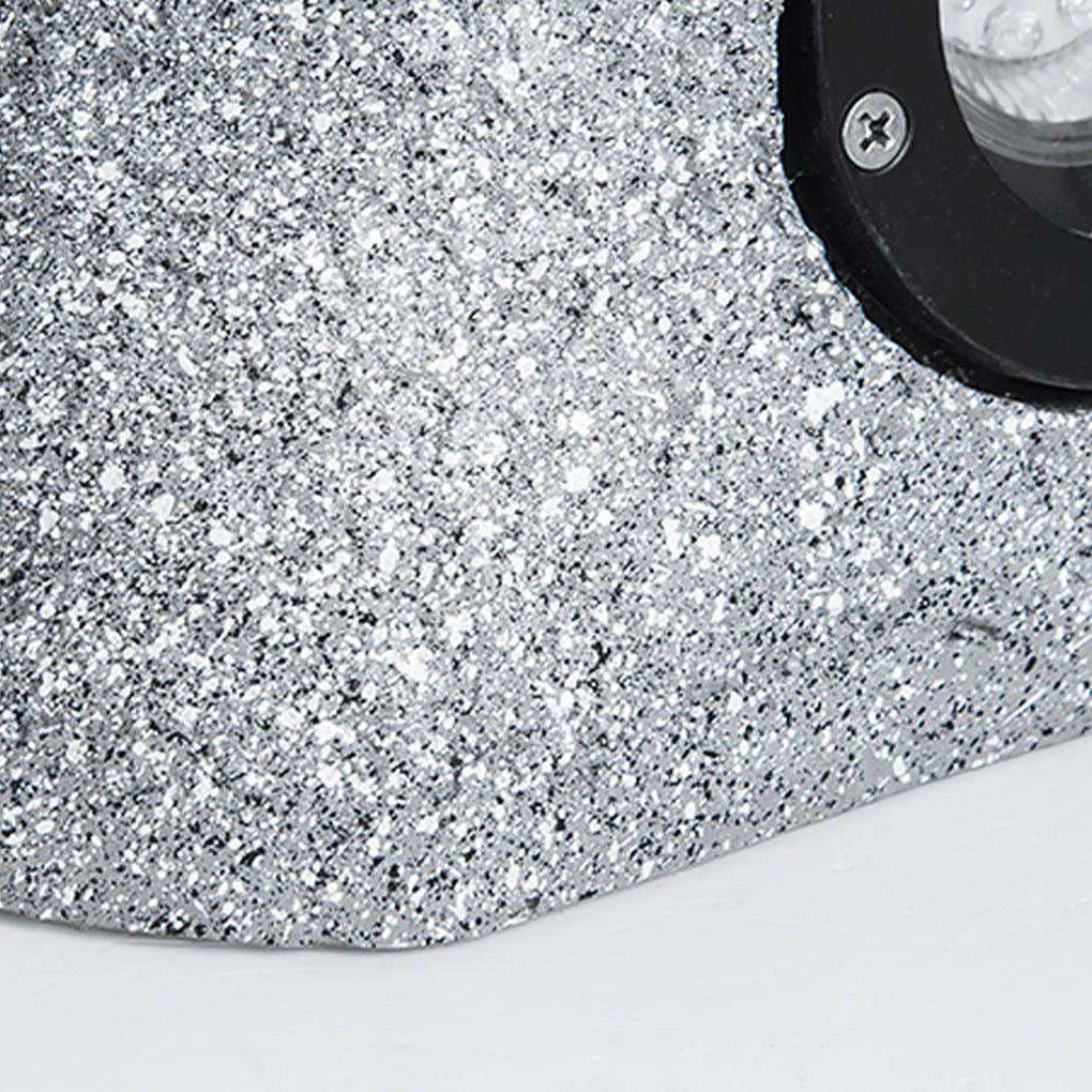 Walton Stone-Inspired Warm Illumination Resin Outdoor Light