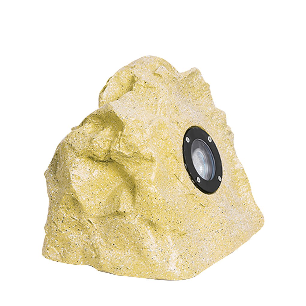 Walton Stone-Inspired Warm Illumination Resin Outdoor Light