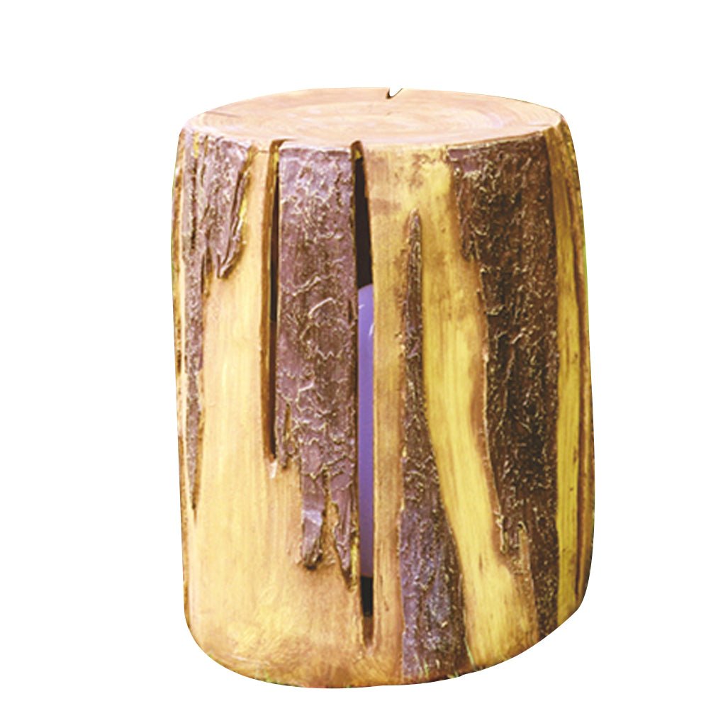 Warrior Realistic Tree Stump LED Cylindrical Resin Outdoor Lights