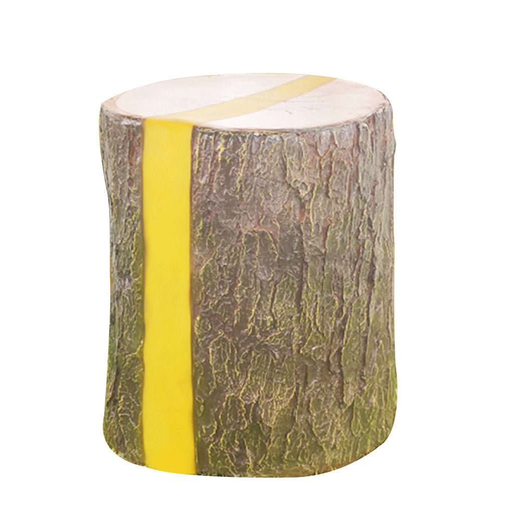 Warrior Realistic Tree Stump LED Cylindrical Resin Outdoor Lights