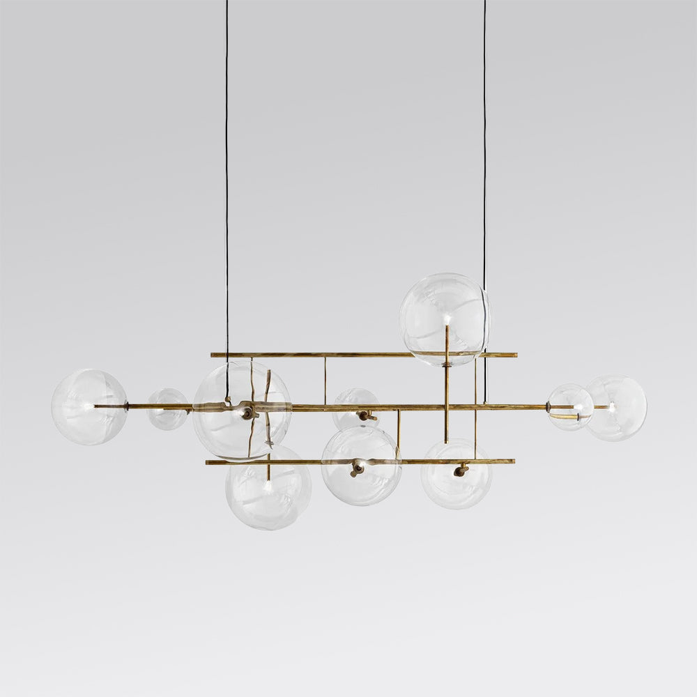 Aveno Chandelier LED Clear Crystal-Neutral Decor