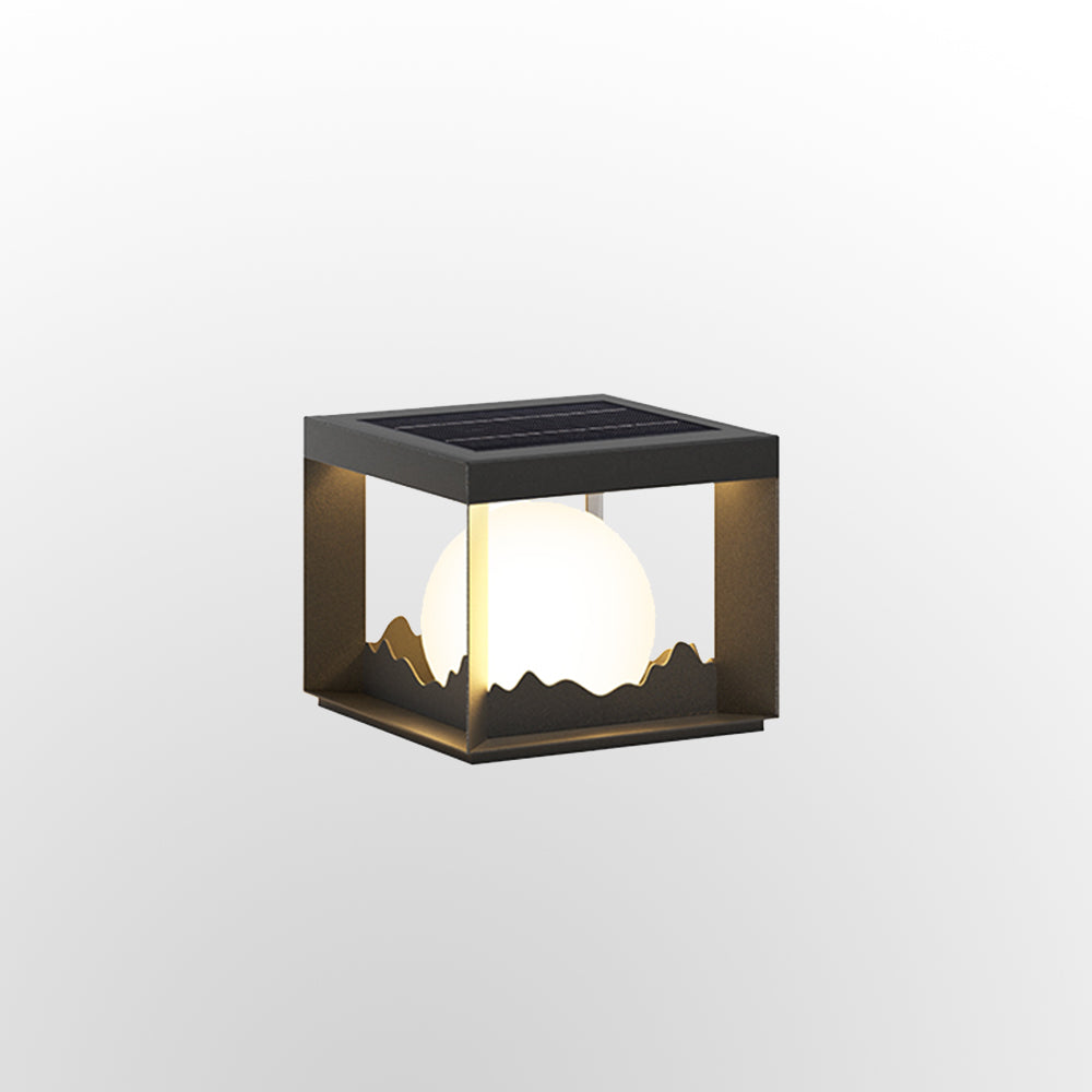 Ray Modern Mountain Metal Outdoor Lamp, Warm Light - Neutral Decor