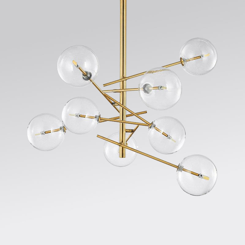 Aveno Chandelier LED Clear Crystal-Neutral Decor
