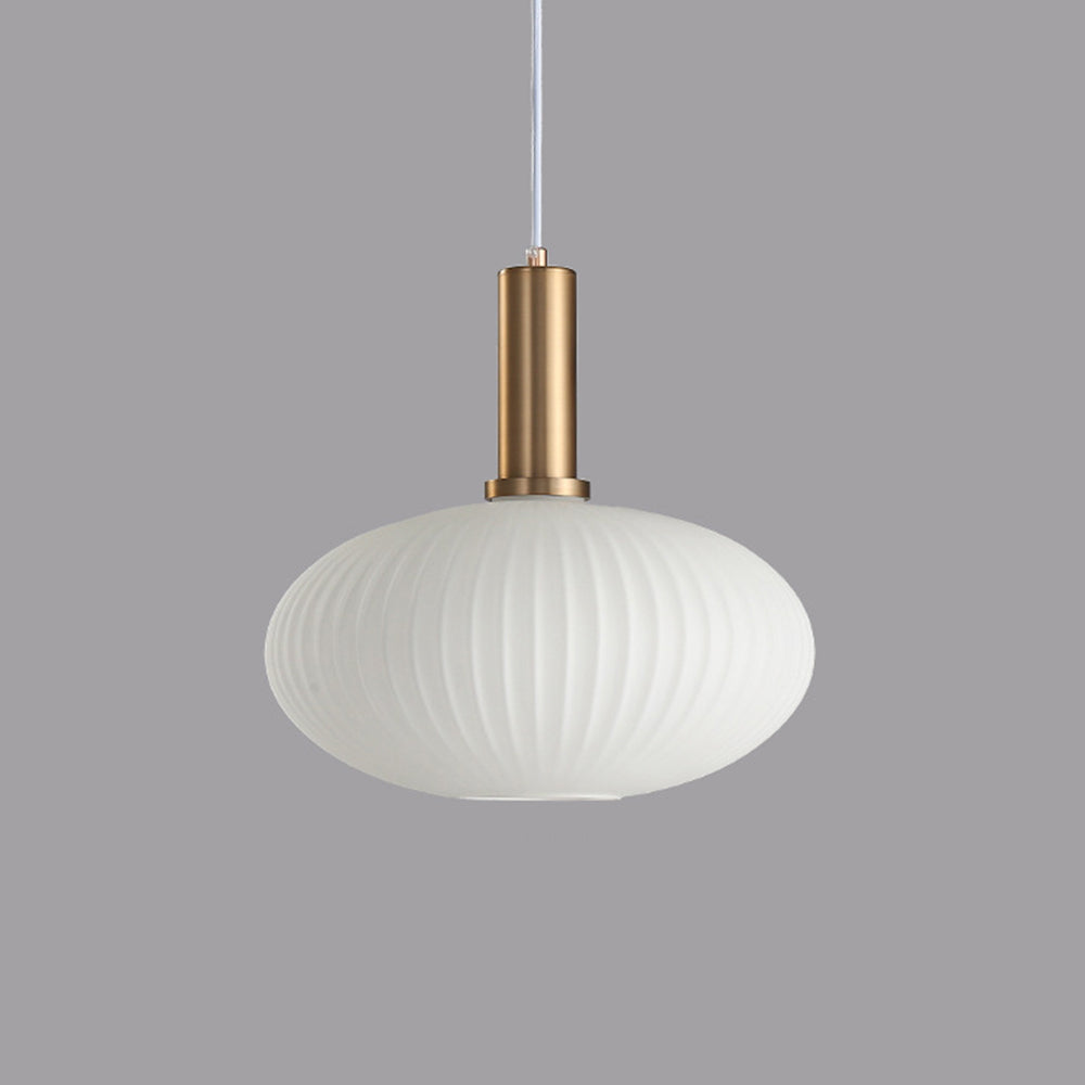 Valentina Morden Bubble Glass Pendant Light, White, Bedroom - Neutral Decor