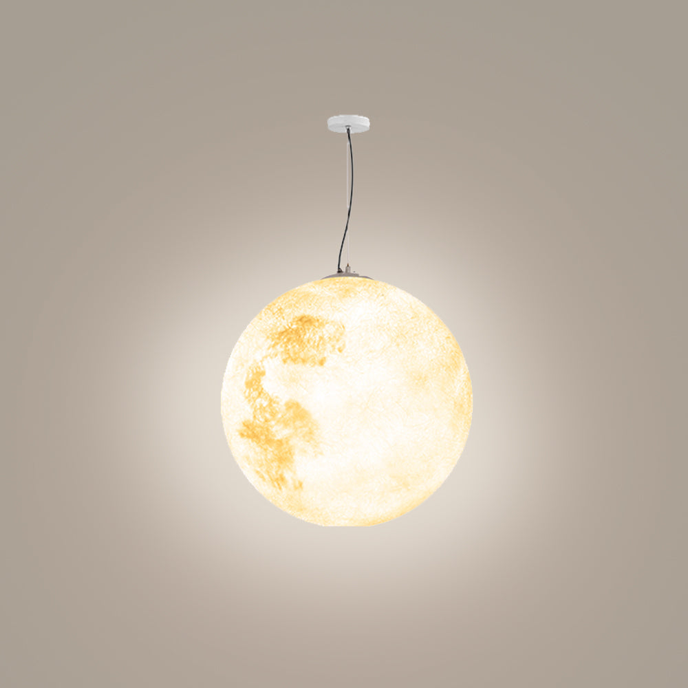 Ray Moon Modern Bubble Glod Pendant Light, Metal/Resin/Fiberglass - Neutral Decor