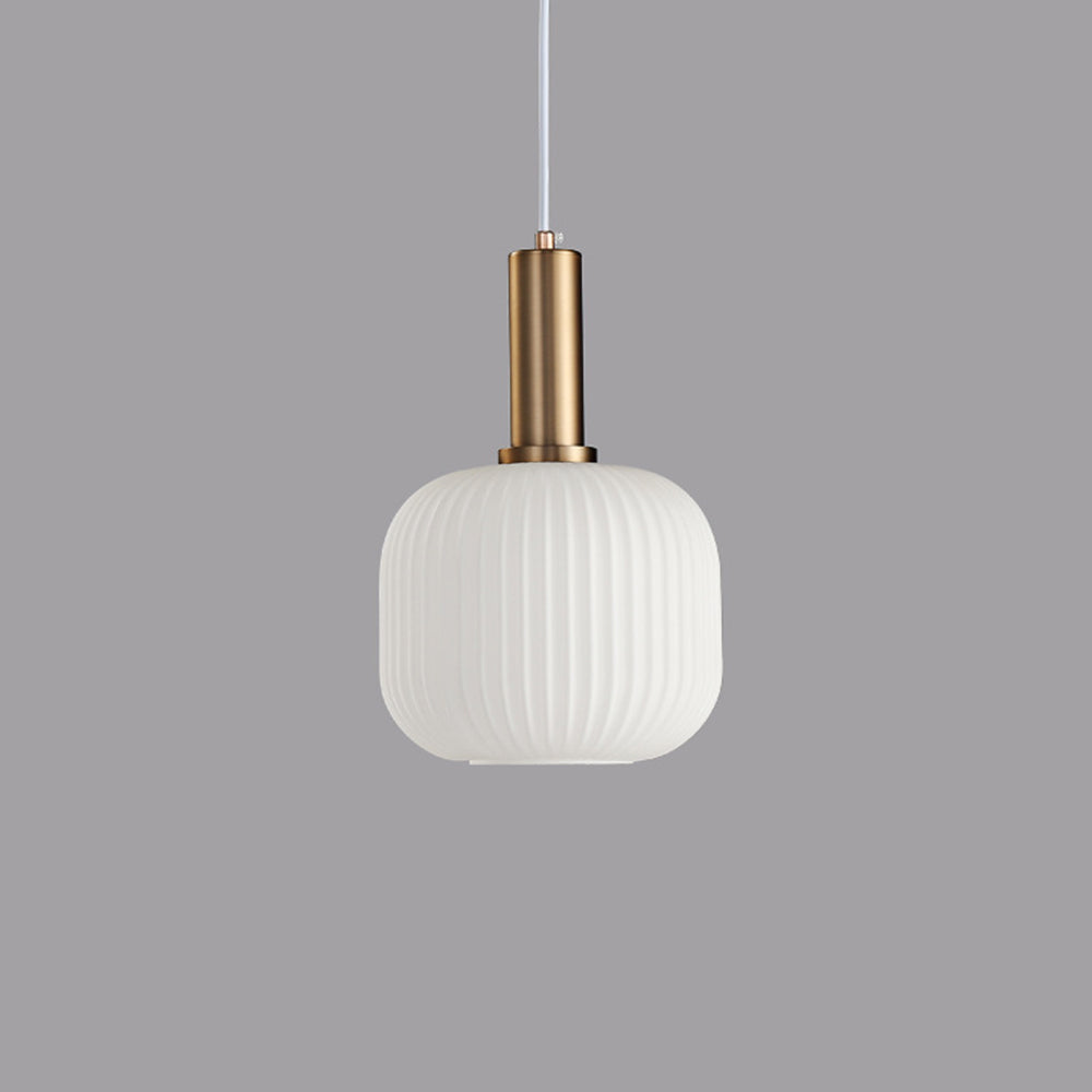 Valentina Morden Bubble Glass Pendant Light, White, Bedroom - Neutral Decor