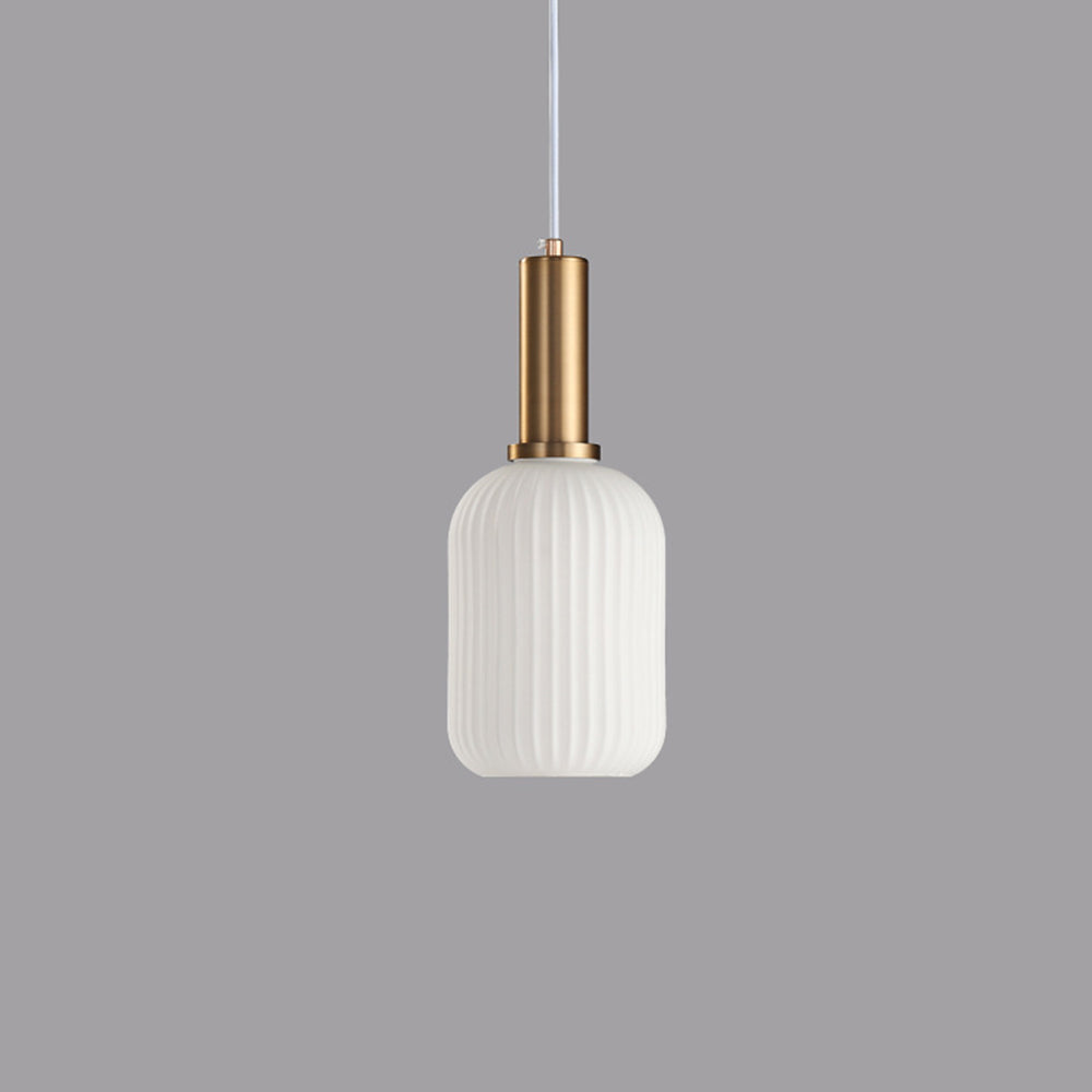 Valentina Morden Bubble Glass Pendant Light, White, Bedroom - Neutral Decor