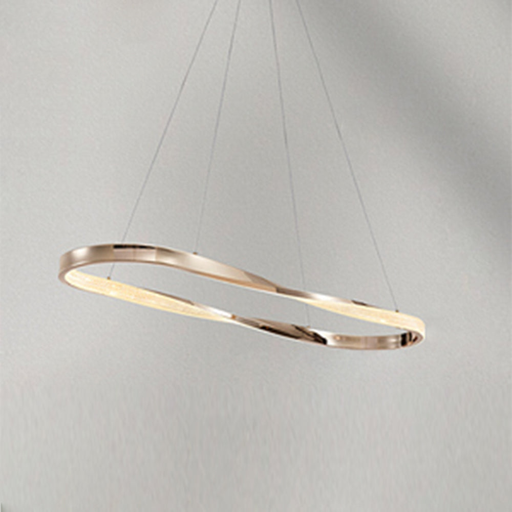 Kristy Pendant Light, Aluminium & Arcylic, 1/2 Rings, 2 Color - Neutral Decor