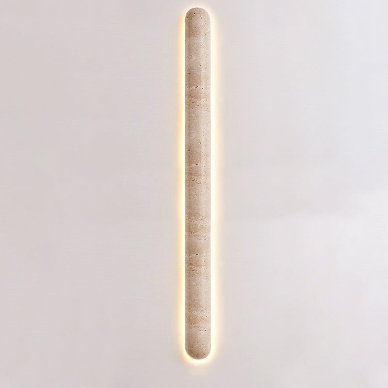 Varo Travertine Wall Light-Neutral Decor