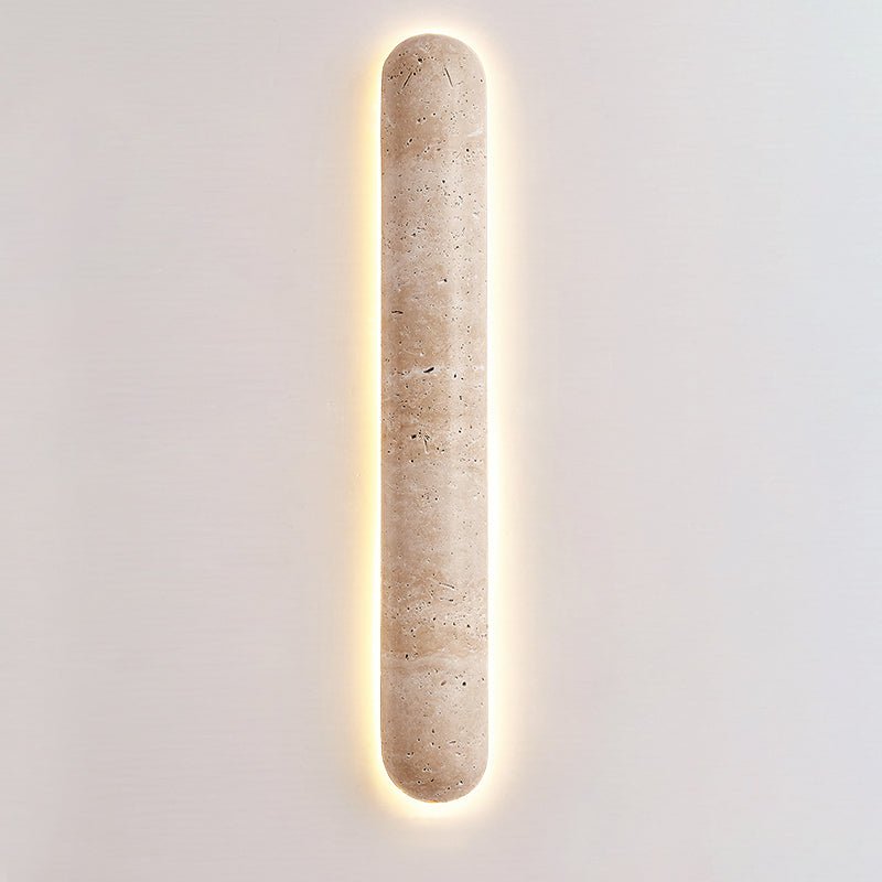 Varo Travertine Wall Light-Neutral Decor