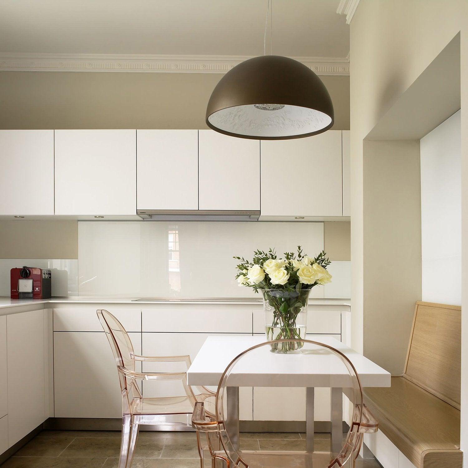 Lustra Pendant Lamp Suspension for Living Room-Neutral Decor