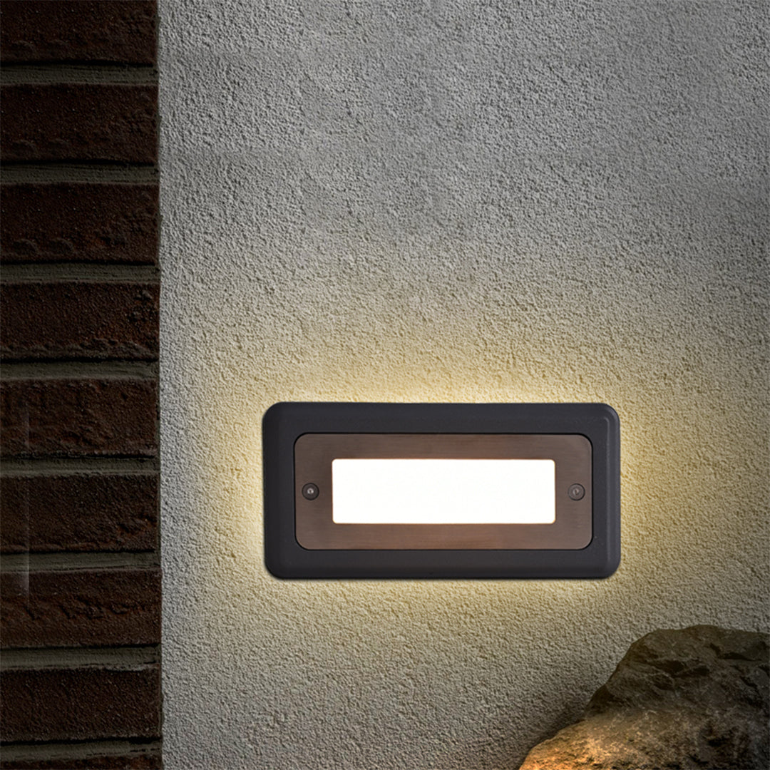 Gal LED Recessed Minimalist Outdoor Step Lights