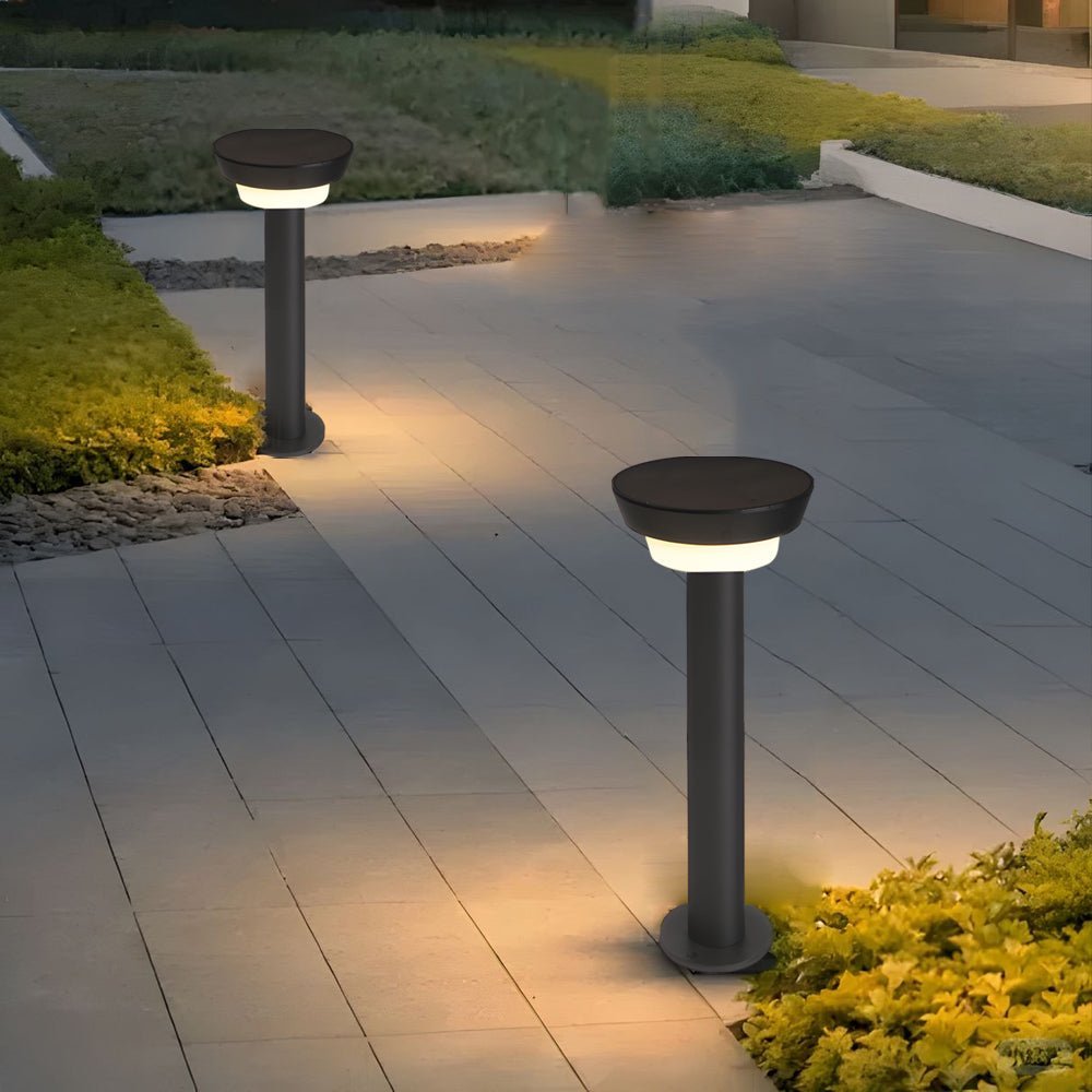 Theob Sleek Cylinder LED Outdoor Path Light