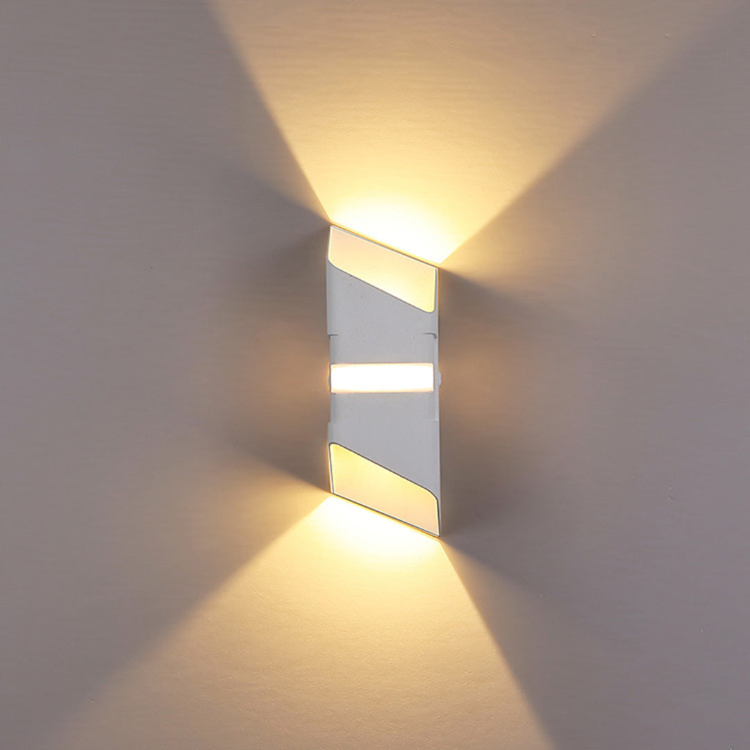 Salt Square Tube LED Outdoor Wall Lights