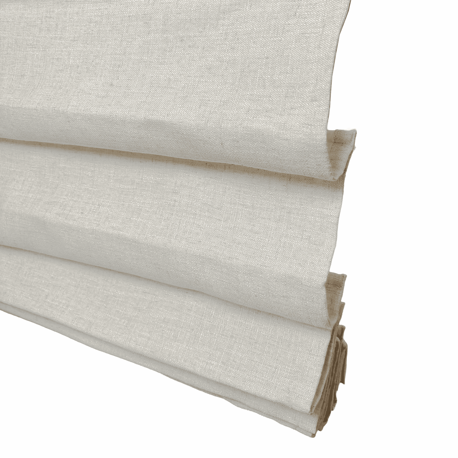 Jenna Linen Roman Shades & Blinds-Neutral Decor