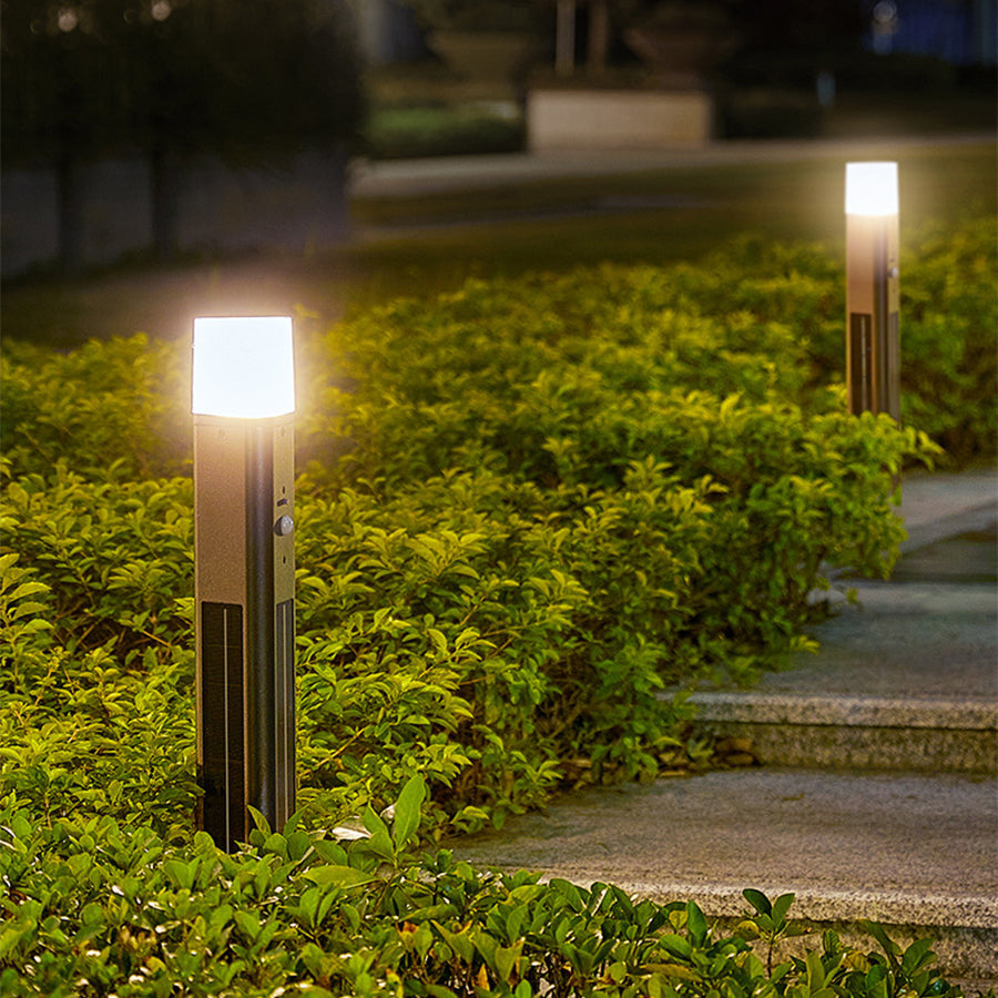 Seaan Sensor Torchiere Outdoor Floor Lamp