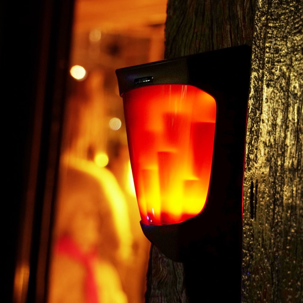 Amary Energy Flame ABS Outdoor Sconce Wall Lights