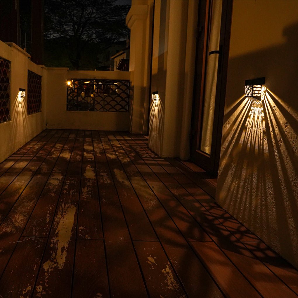 Rodney Classic Hollow ABS Outdoor Fence Wall Lamp