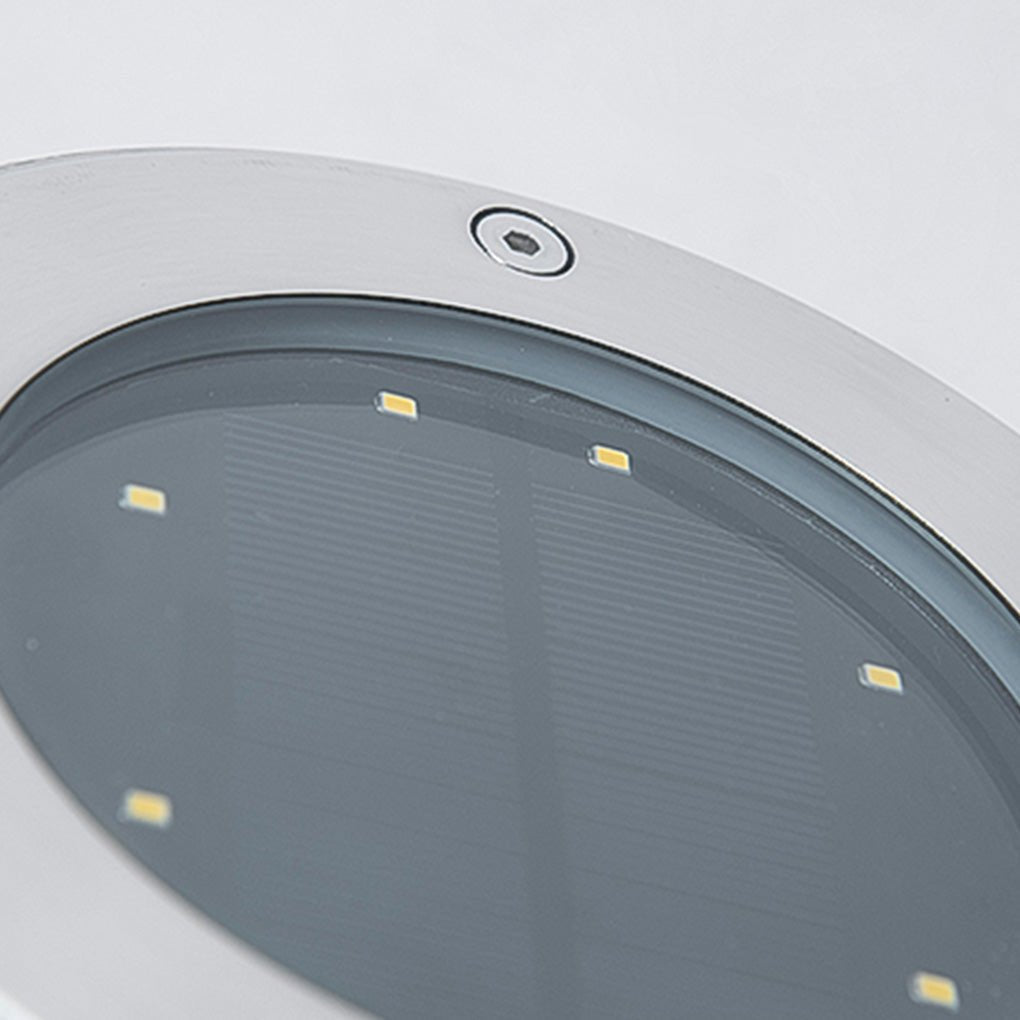 Loveablyy LED Ground Dish Solar Emitting Outdoor Lights
