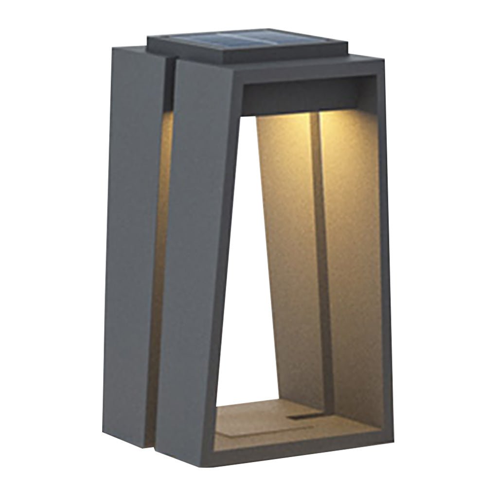 Edmond Minimalist Trapezoid LED Illumination Outdoor Light