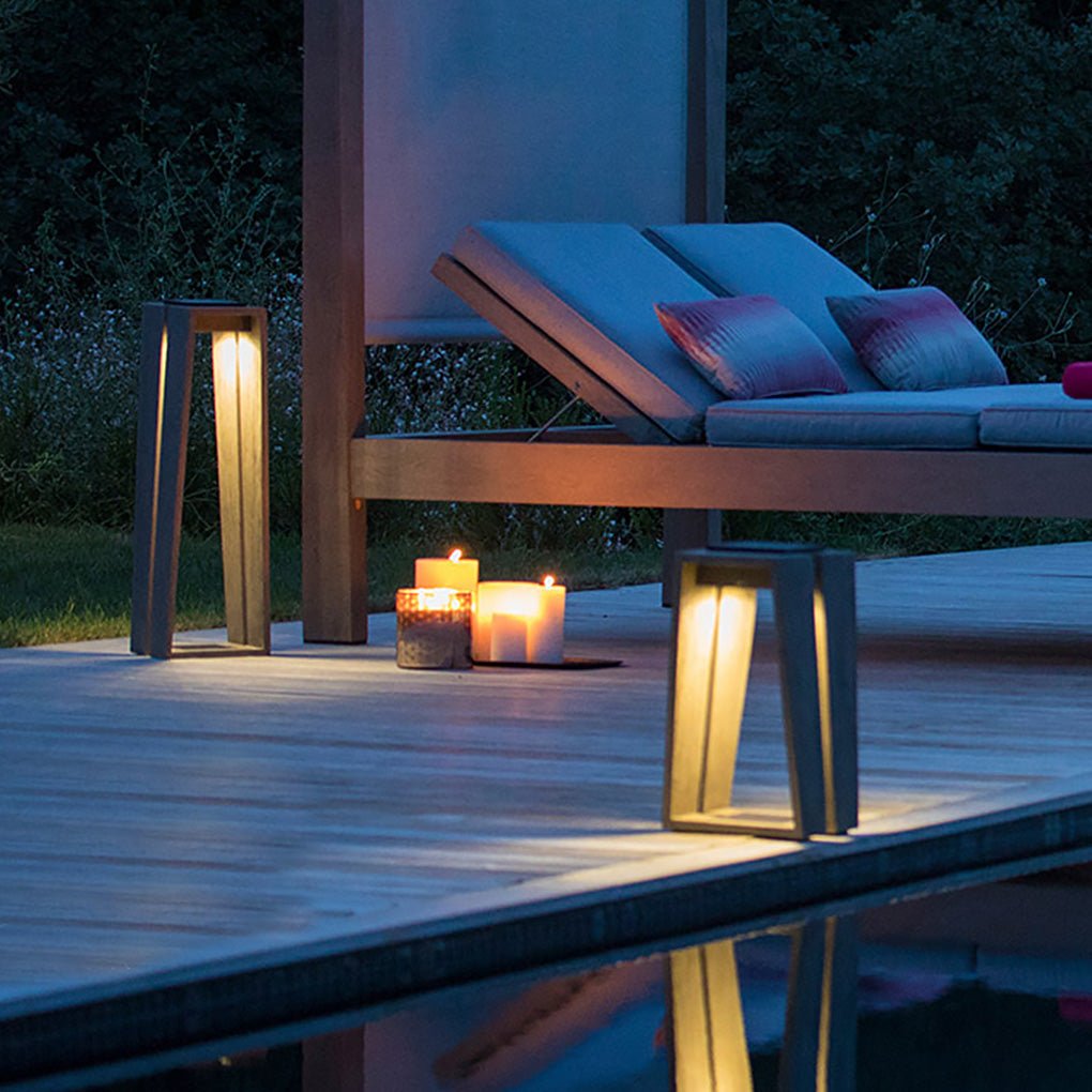 Edmond Minimalist Trapezoid LED Illumination Outdoor Light