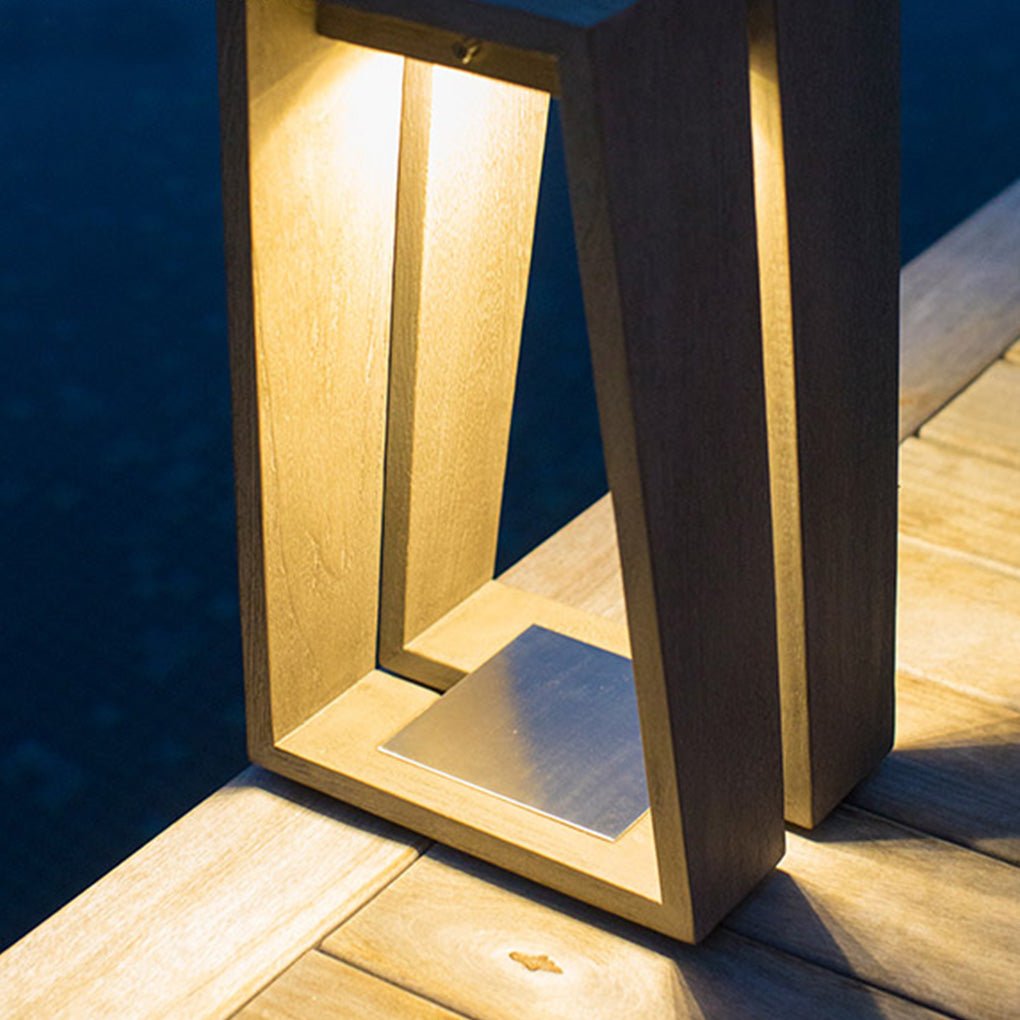 Edmond Minimalist Trapezoid LED Illumination Outdoor Light