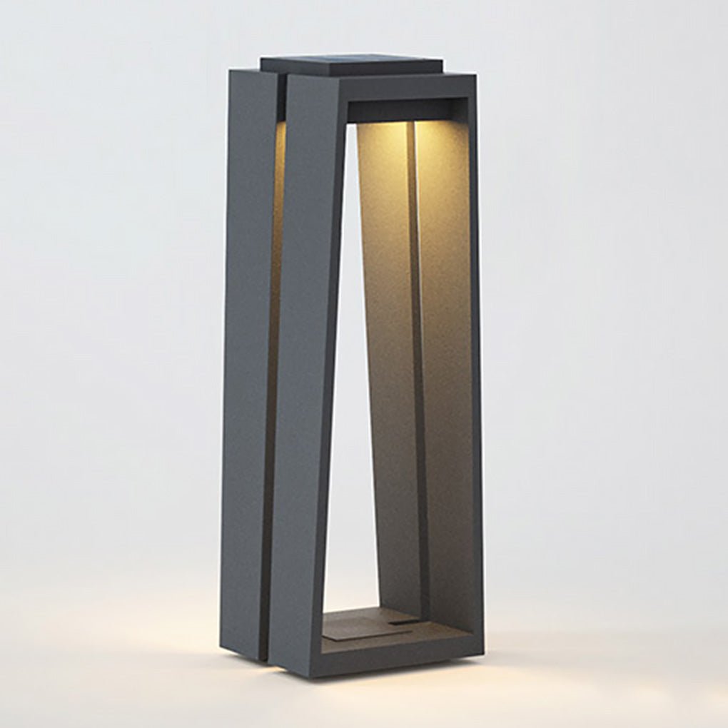 Edmond Minimalist Trapezoid LED Illumination Outdoor Light
