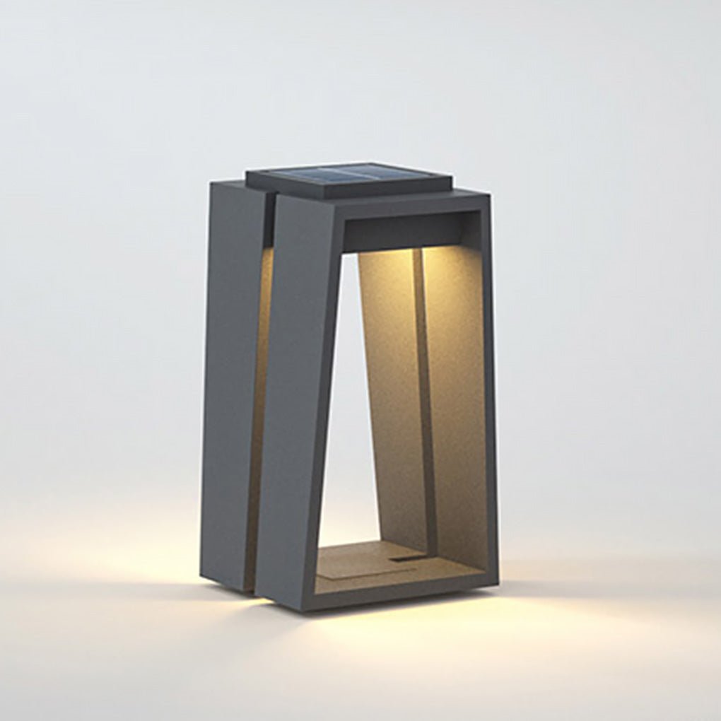 Edmond Minimalist Trapezoid LED Illumination Outdoor Light