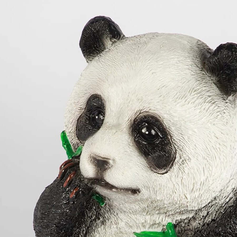 Hubert Panda Bamboo Animal Resin Outdoor Lawn Lamp
