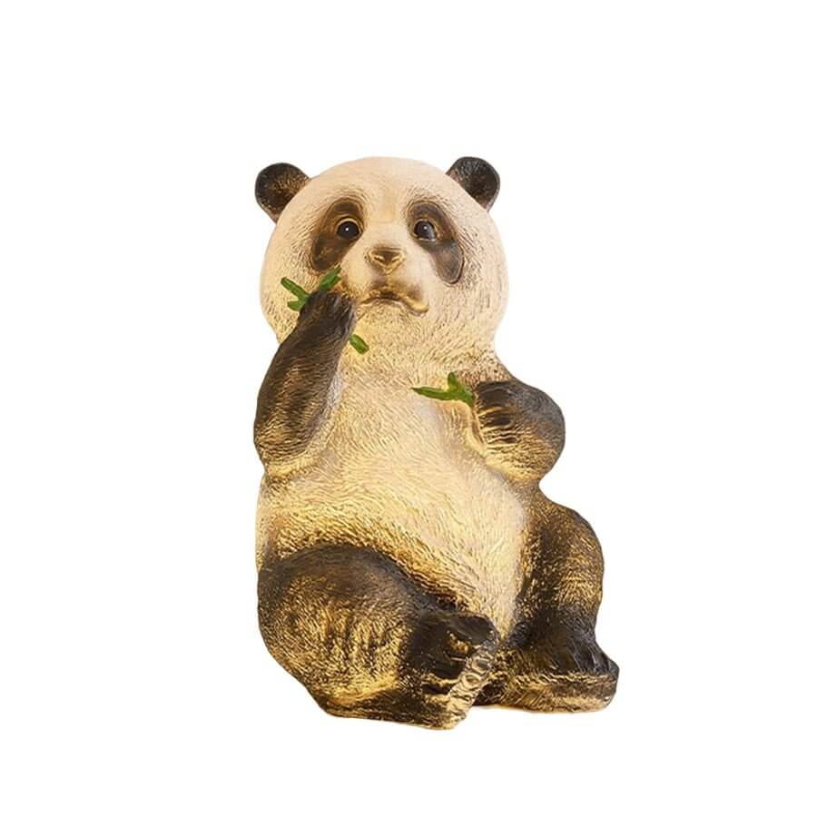 Hubert Panda Bamboo Animal Resin Outdoor Lawn Lamp