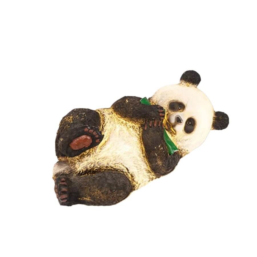 Hubert Panda Bamboo Animal Resin Outdoor Lawn Lamp