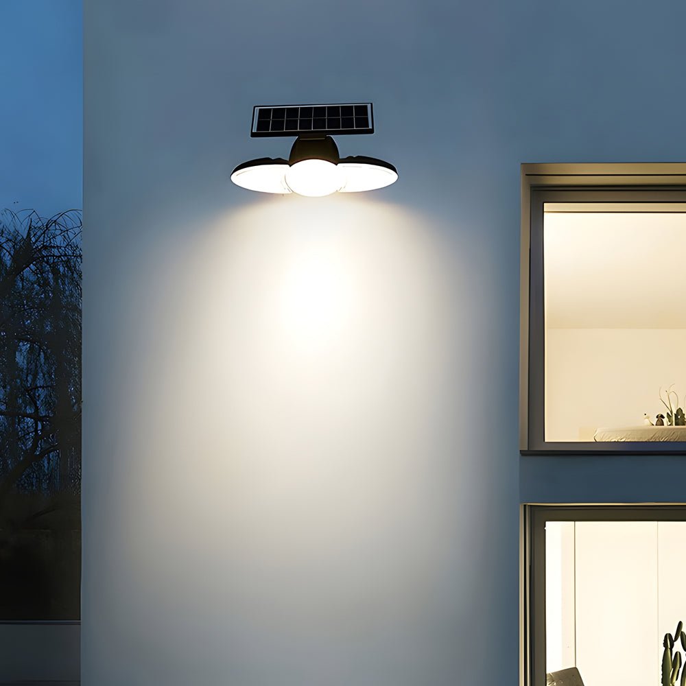 Gray Motion Security LED PC Outdoor Wall Light Fixture