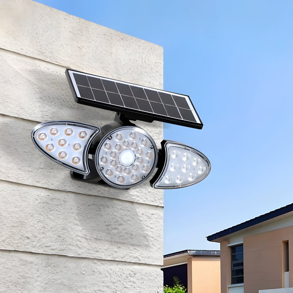 Gray Motion Security LED PC Outdoor Wall Light Fixture