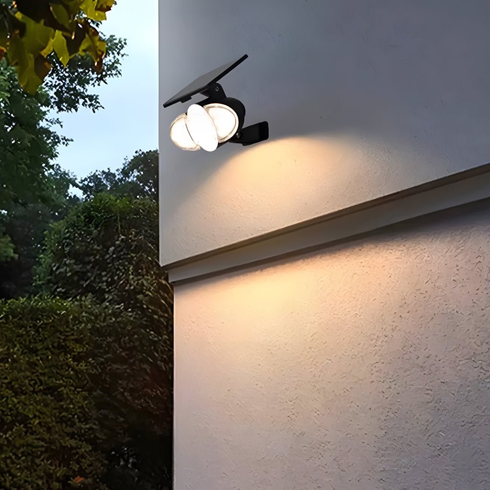 Gray Motion Security LED PC Outdoor Wall Light Fixture