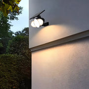 Gray Motion Security LED PC Outdoor Wall Light Fixture