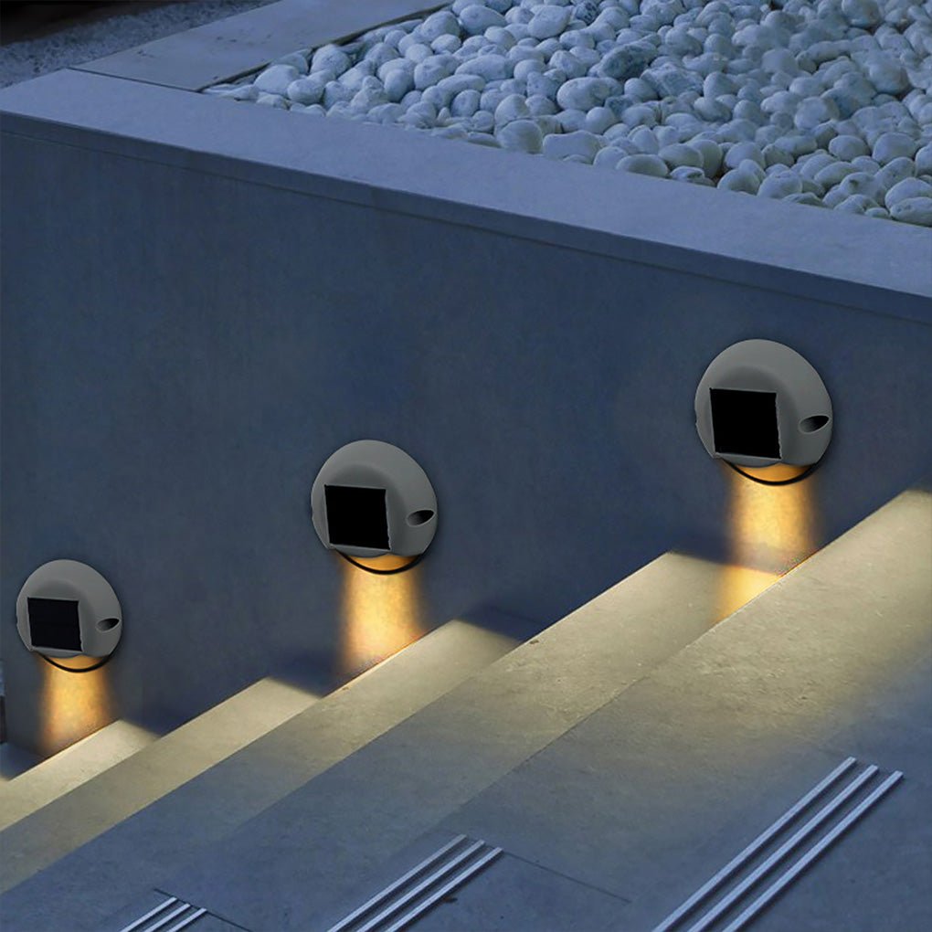Nige Solar Decoration Glass Outdoor Wall Lamp