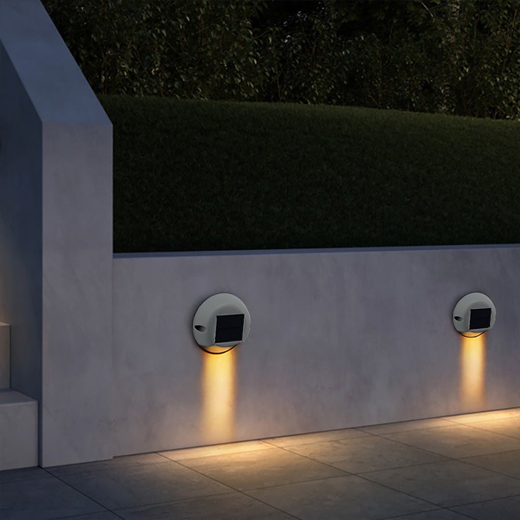 Nige Solar Decoration Glass Outdoor Wall Lamp