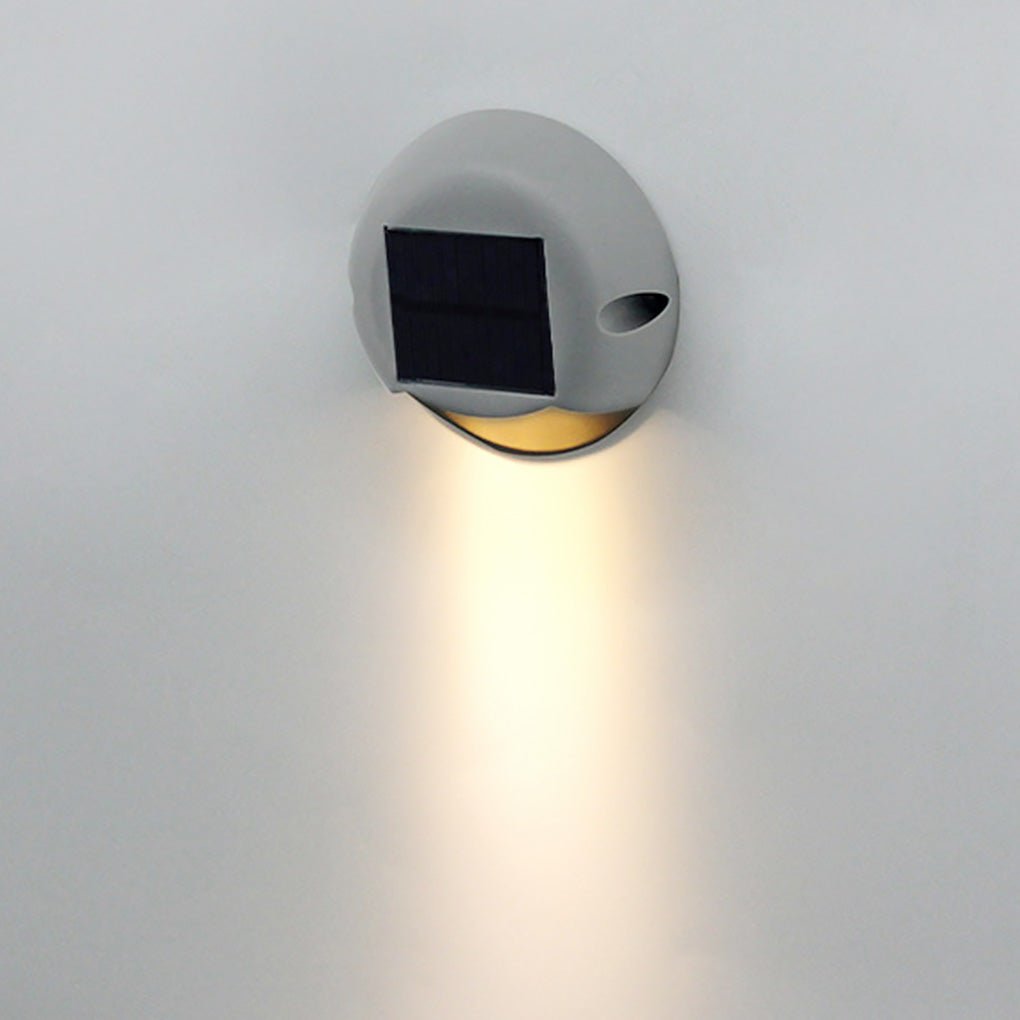Nige Solar Decoration Glass Outdoor Wall Lamp