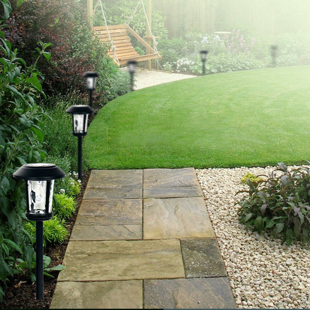 Gren Elegant LED Solar Water Glass Outdoor Post Lights