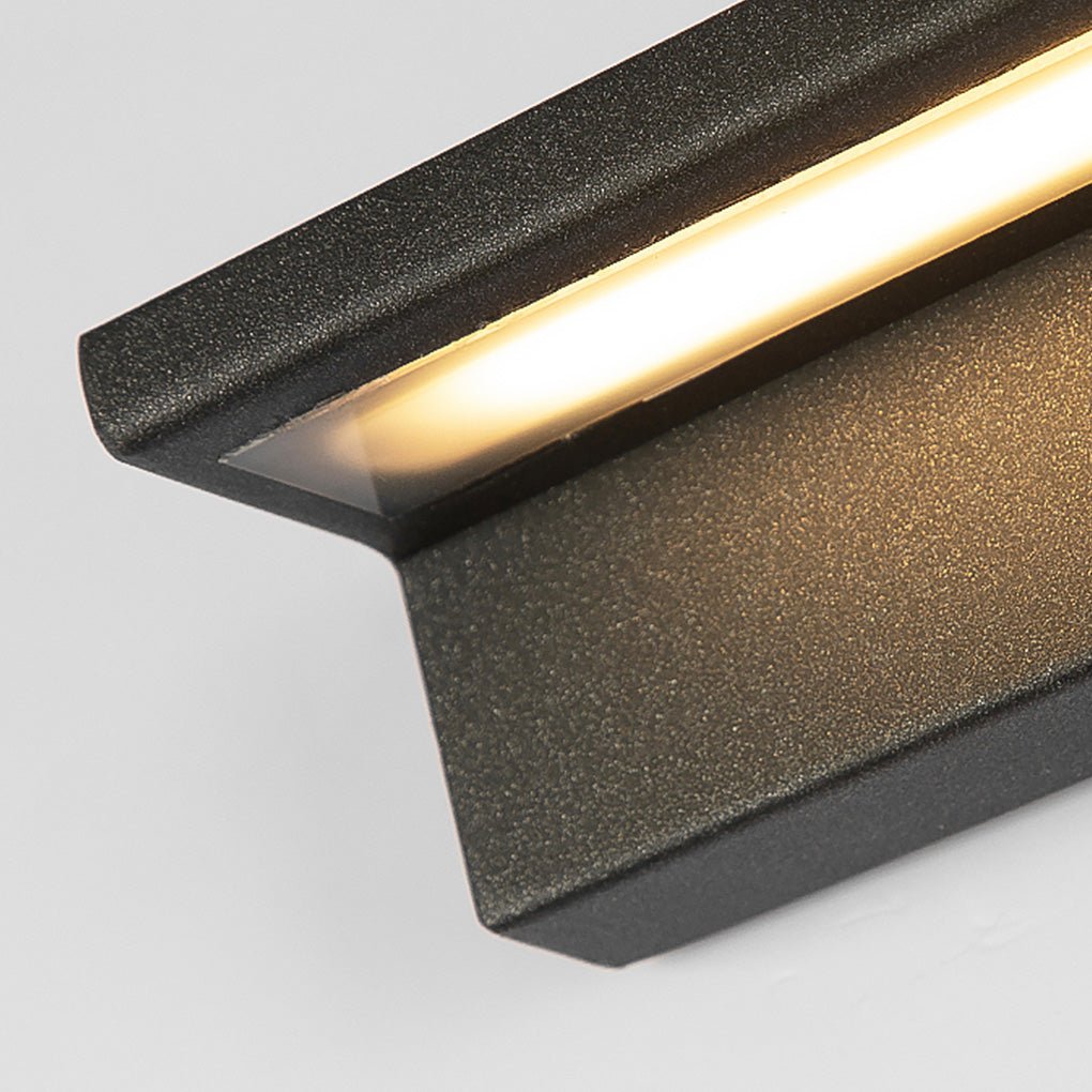 Jun Contemporary Stainless Steel Outdoor Wall Light