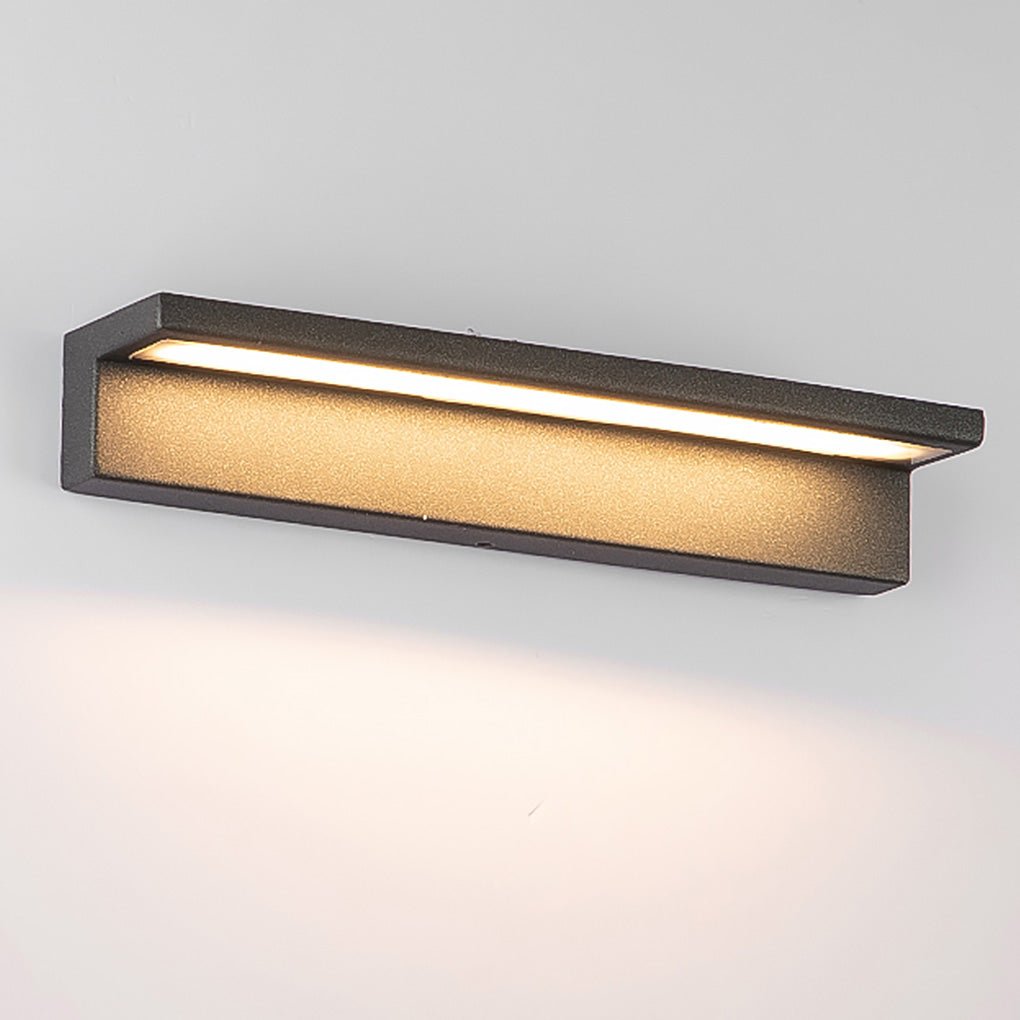 Jun Contemporary Stainless Steel Outdoor Wall Light