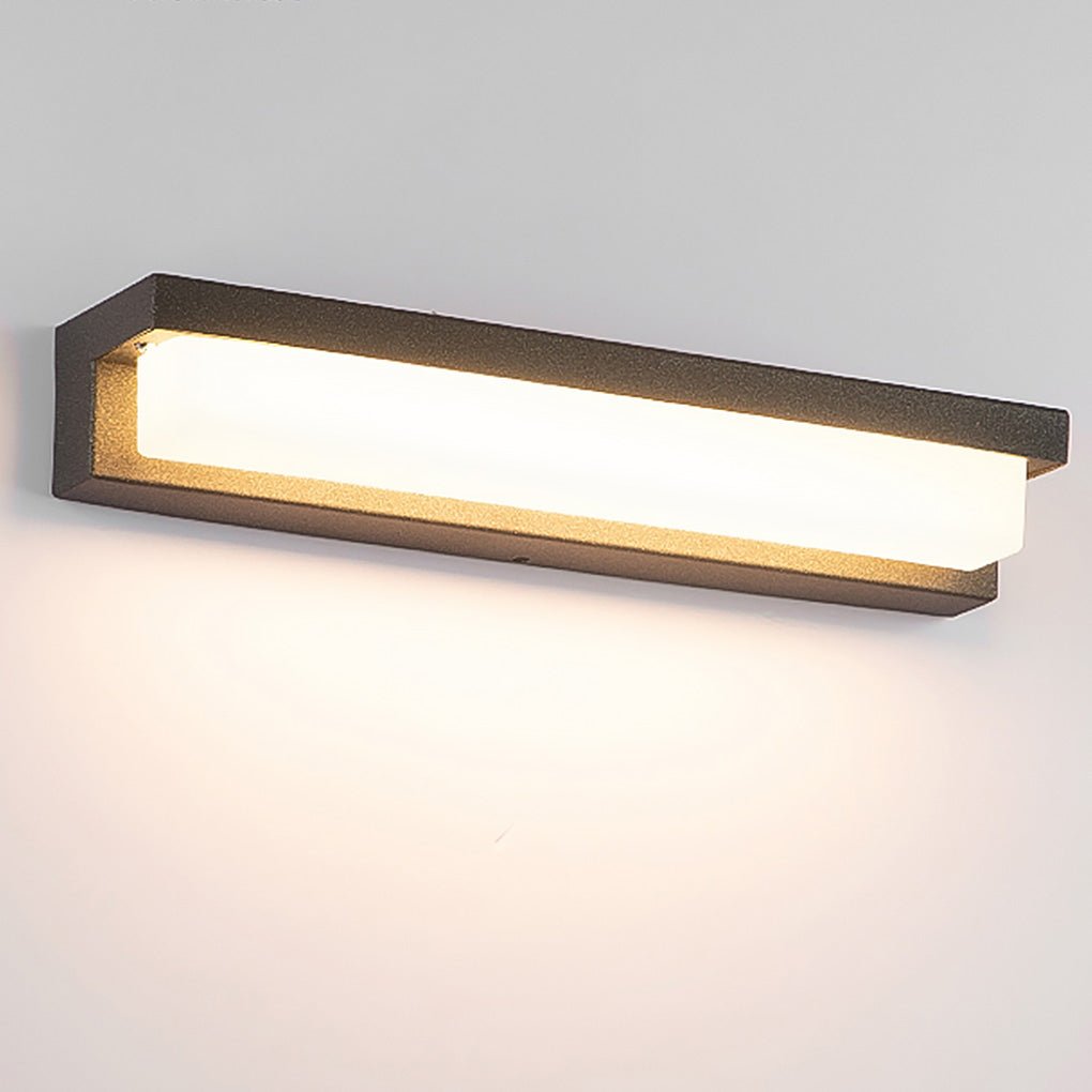 Jun Contemporary Stainless Steel Outdoor Wall Light