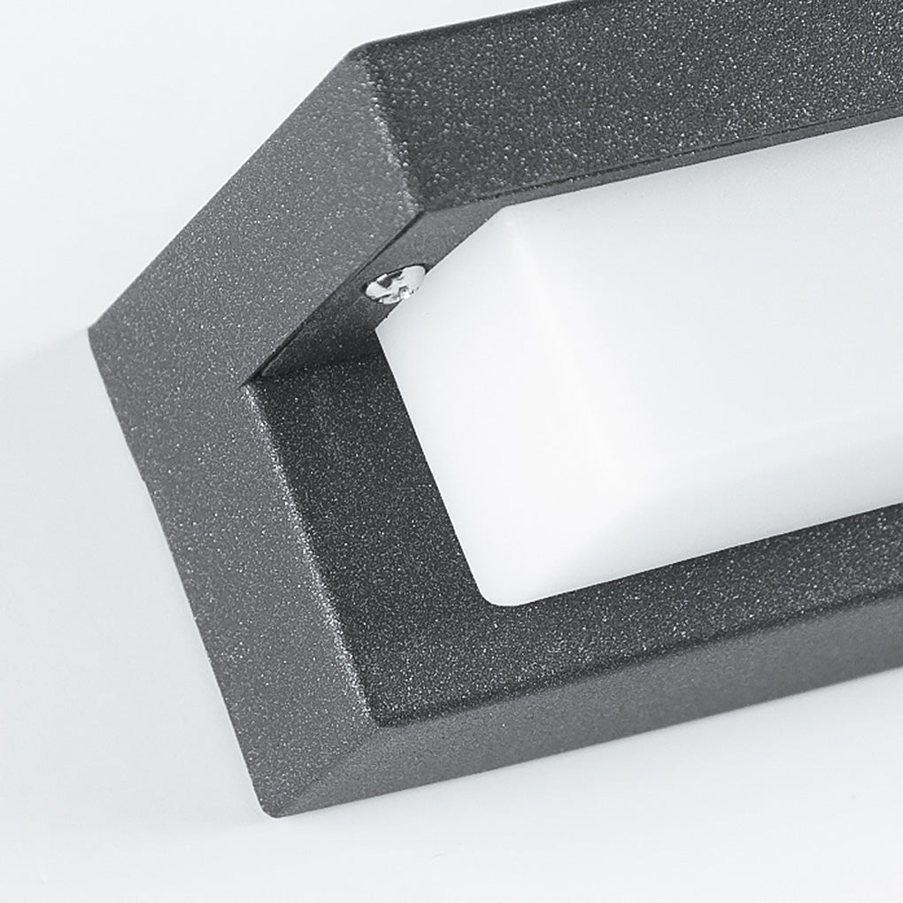 Jun Contemporary Stainless Steel Outdoor Wall Light