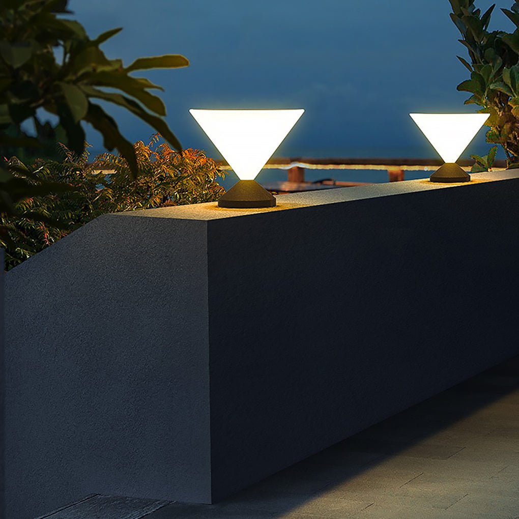 Rory Post Courtyard Landscape Decorative Steel Outdoor Light