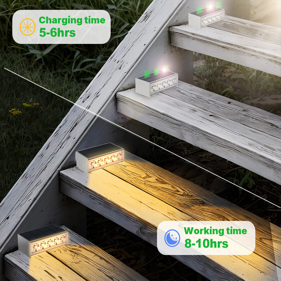 Rosa Solar Modern ABS Outdoor Step Light Fixtures