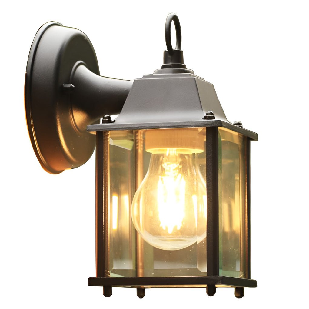 Opheli Square Glass Outdoor Sconce Wall Lights