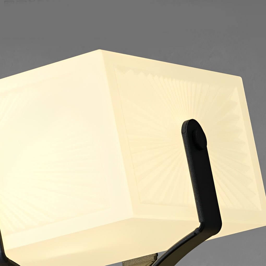 Ernestine Square LED Creative Modern Steel Outdoor Fence Post Lights
