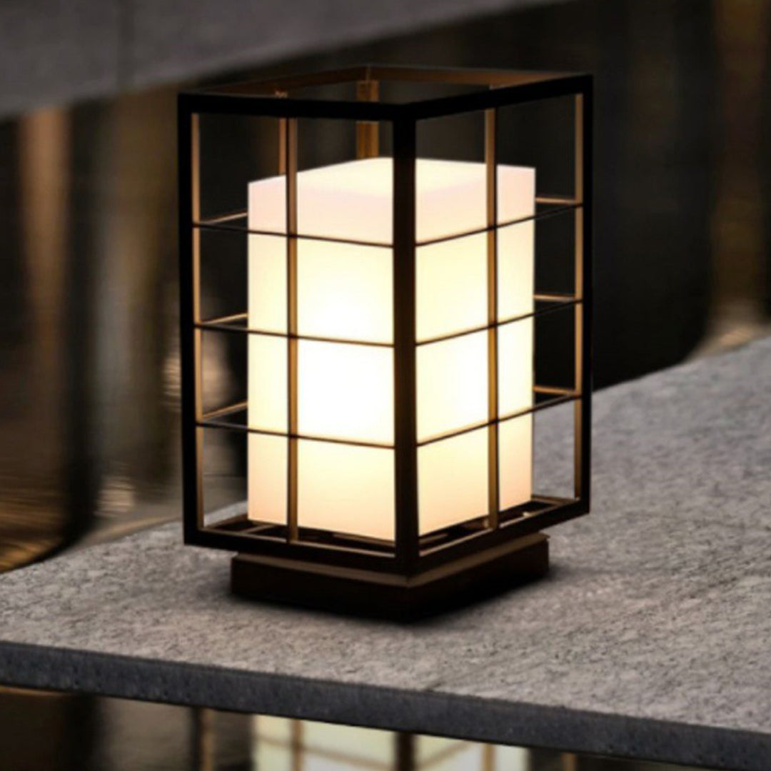Blac Modern Unique Stainless Steel Outdoor Floor Lamp
