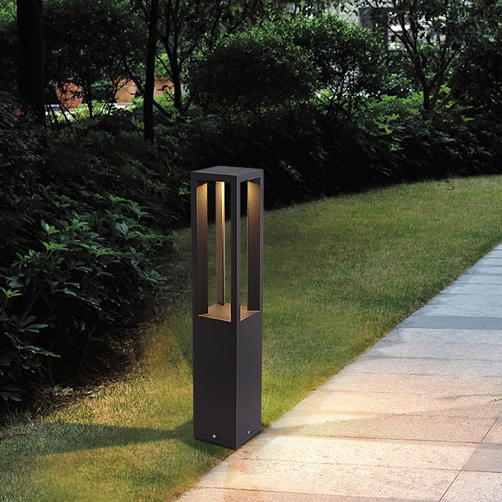 Falkner Square Landscape LED Stainless Steel Outdoor Lawn Light
